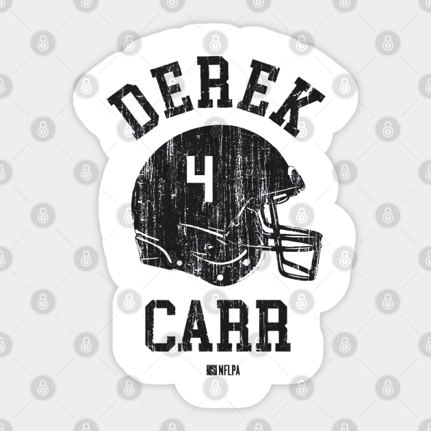 Derek Carr New Orleans Helmet Font Sticker by TodosRigatSot